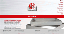 Desktop Screenshot of bg-betonwaren.de